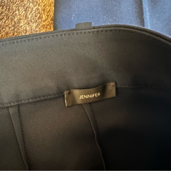 ST. JOHN Caviar Jennifer  Ankle Pants Trousers In Navy Size 6 - Picture 4 of 7